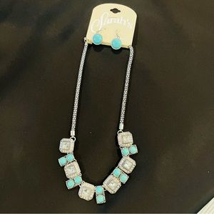 Boutique Sarah Coventry Turquoise 
Jewelry set, NEW